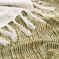 Sono Soft WovenTasselled Throw from Roseland Furniture