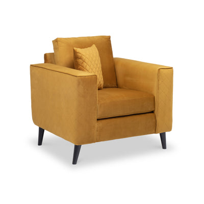 Swift Velvet Armchair