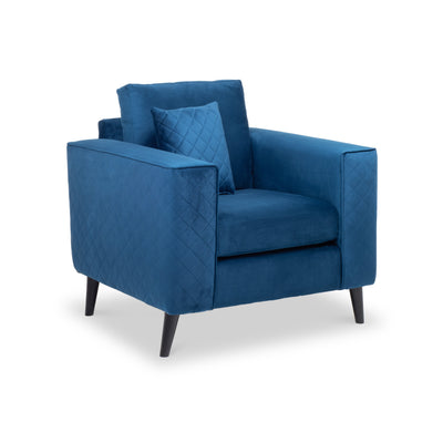 Swift Velvet Armchair