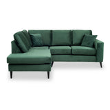 Swift LH Chaise Bottle Green Roseland Furniture