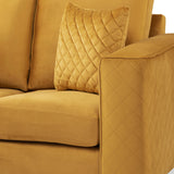 Swift 2 Seater Sofa Gold Roseland Furniture