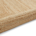 Natural Chesney Jute Scalloped Edge Natural Rug from Roseland Furniture