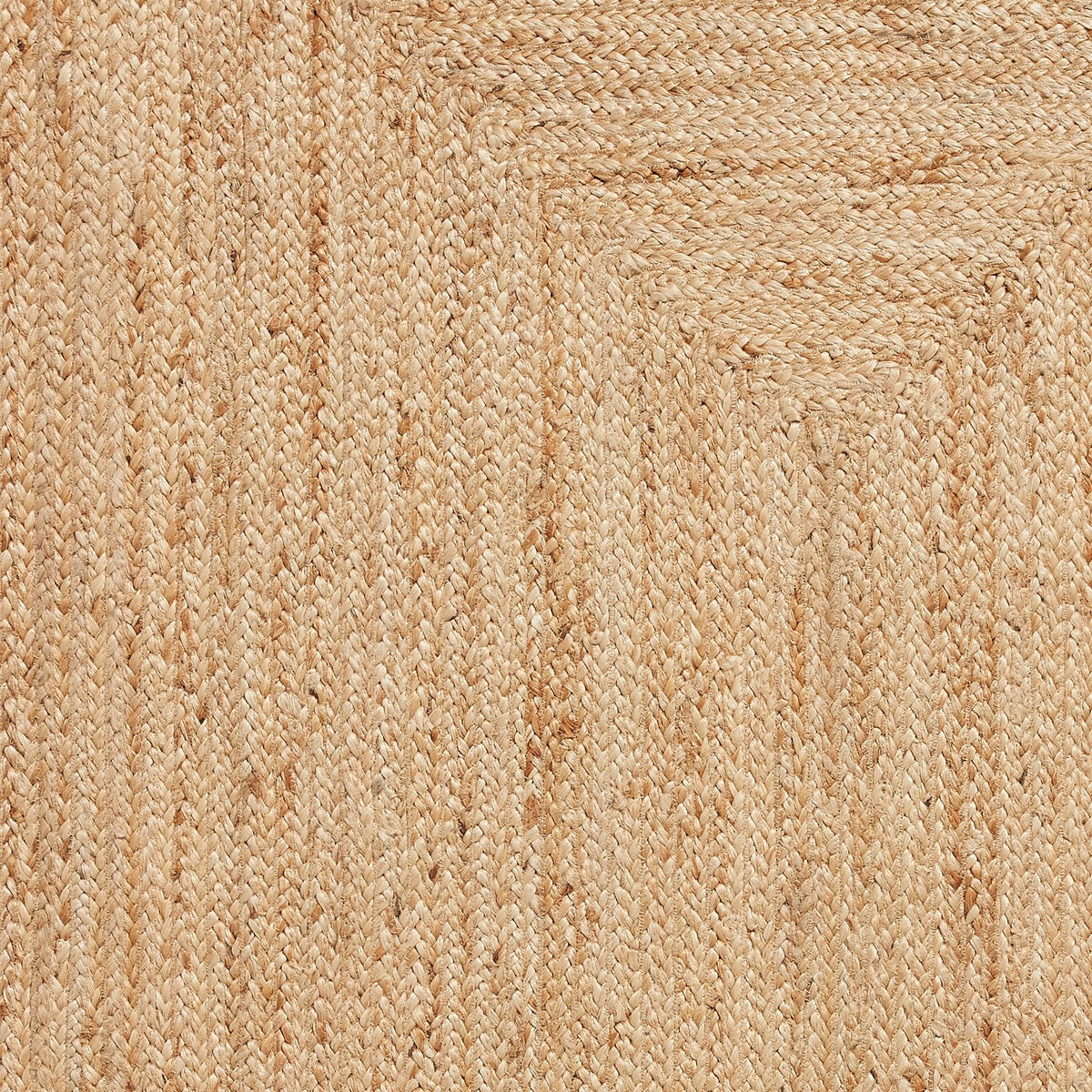 Natural Chesney Jute Scalloped Edge Natural Rug from Roseland Furniture