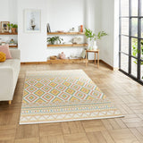 Beige Loxley Multicolour Indoor/Outdoor Rug from Roseland Furniture