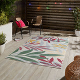 Red Briarwood Foliage Indoor/Outdoor Rug from Roseland Furniture