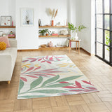 Red Briarwood Foliage Indoor/Outdoor Rug from Roseland Furniture