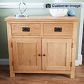 Surrey Oak Small Sideboard from Roseland Furniture