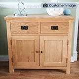 Surrey Oak Small Sideboard from Roseland Furniture