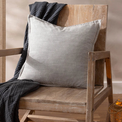 Truro Reversible Striped 45cm Cushion