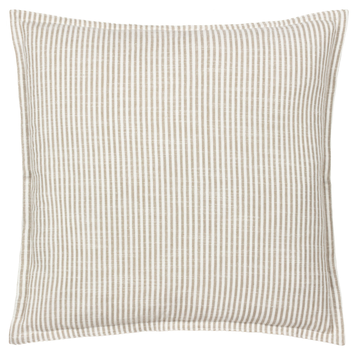 Truro Stripe 45X45 Polyester Cushion Natural