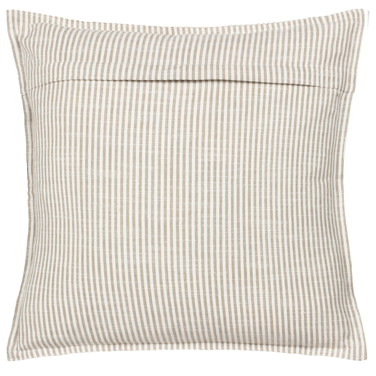 Truro Stripe 45X45 Polyester Cushion Natural