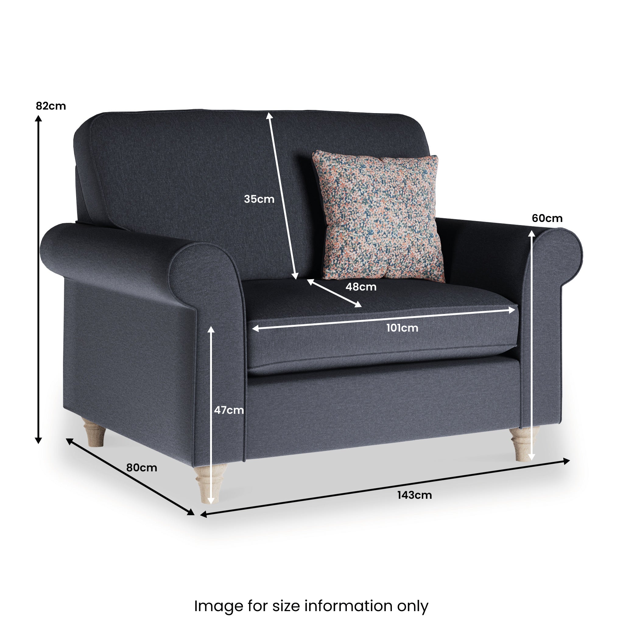 Snuggle seat deals sofa bed