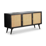 Venti Mango and Cane Large Sideboard from Roseland Furniture