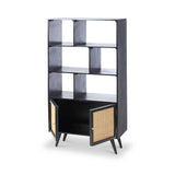 Venti Mango and Cane Bookcase from Roseland Furniture