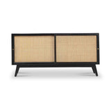 Venti Mango and Cane Large Sideboard with Sliding Doors from Roseland Furniture