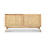 Venti Mango and Cane Large Sideboard with Sliding Doors from Roseland Furniture