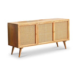 Venti Mango and Cane Large Sideboard from Roseland Furniture