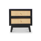 Venti Mango and Cane 2 Drawer Bedside from Roseland Furniture