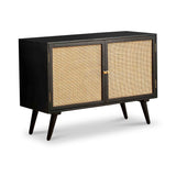 Venti Mango and Cane Small Sideboard from Roseland Furniture