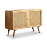 Venti Mango and Cane Small Sideboard from Roseland Furniture