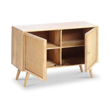 Venti Mango and Cane Small Sideboard from Roseland Furniture