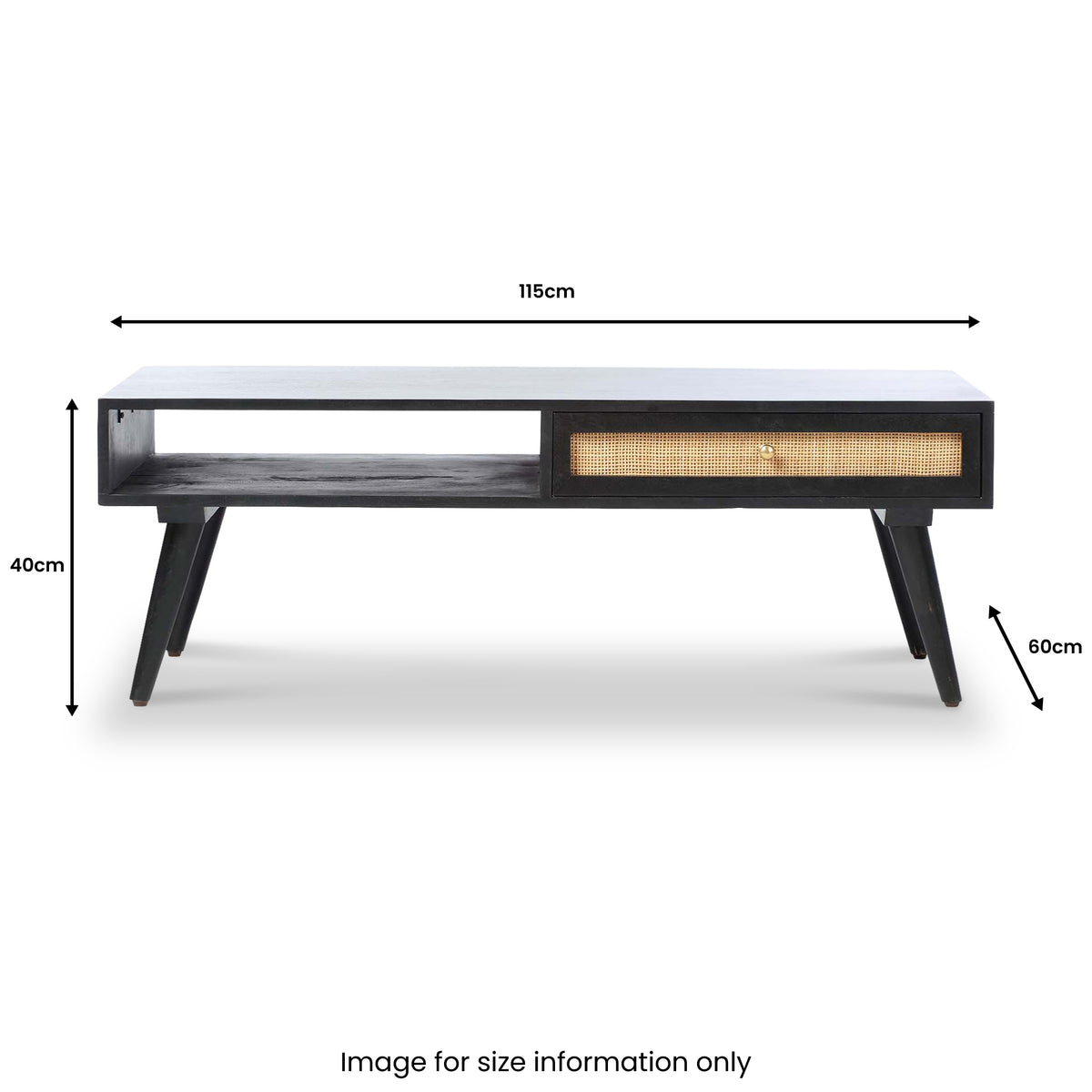 Venti Mango and Cane Coffee Table