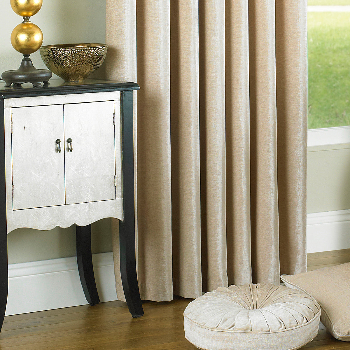 Wellesley 229X229 Eyelet Curtains Natural