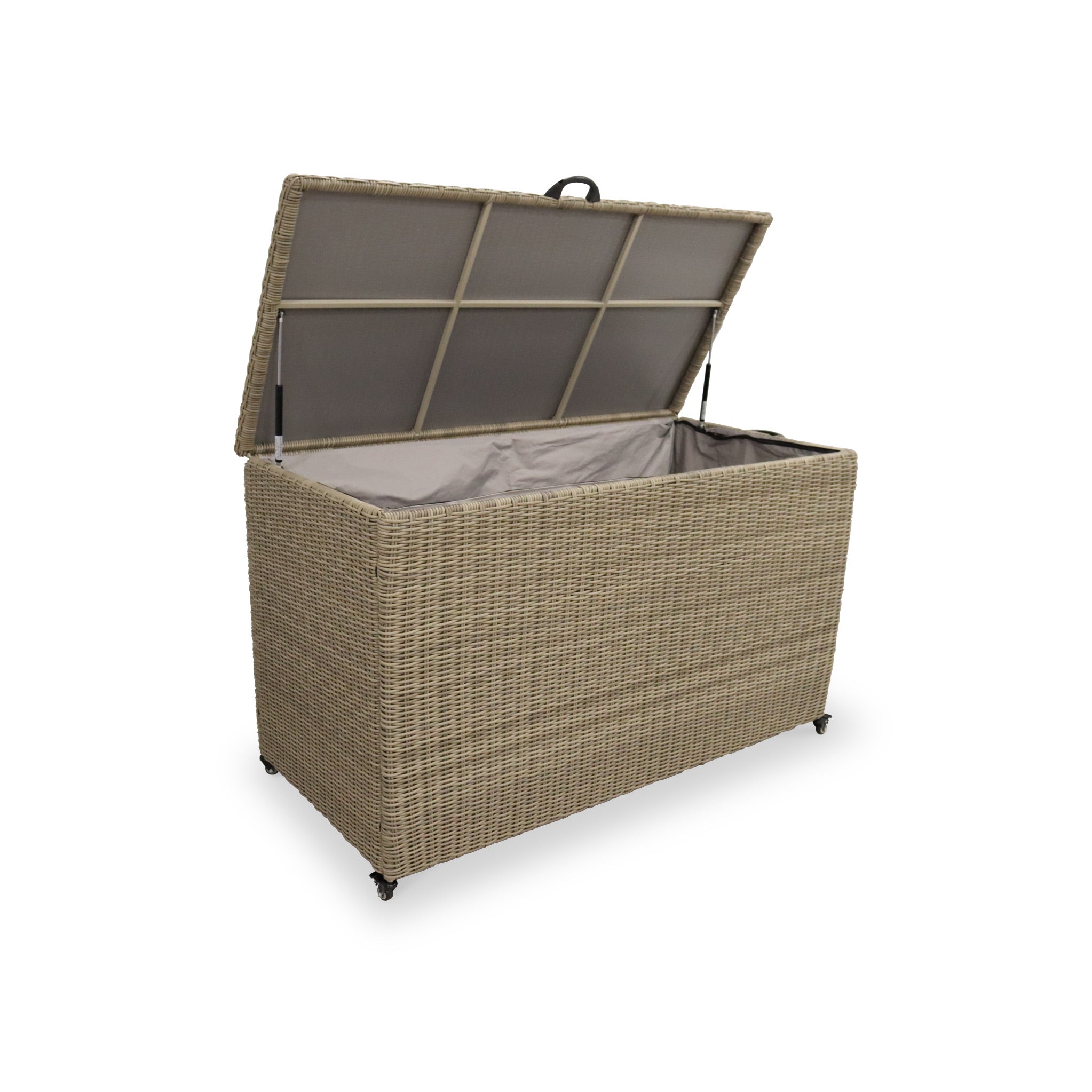 Rattan garden store storage box