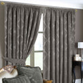 Winchester 168X183 Pencil Pleat Curtains Mocha