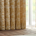 Winter Woods 228X137 Eyelet Curtains Ochre