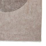 Beige Harford Circle Design Flatweave Washable Rug from Roseland Furniture