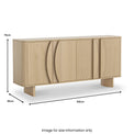 Whitstone 4 Door Large Sideboard from Roseland Furniture