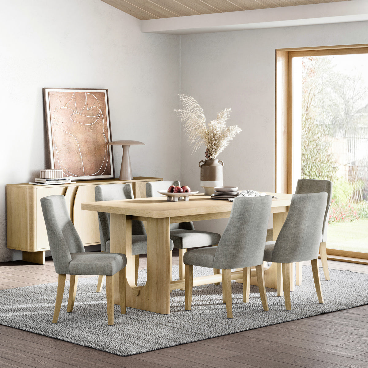 Whitstone Oak Large Extending Dining Table from Roseland Furniture