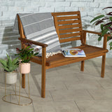 Napoli Acacia 2 Seater Bench