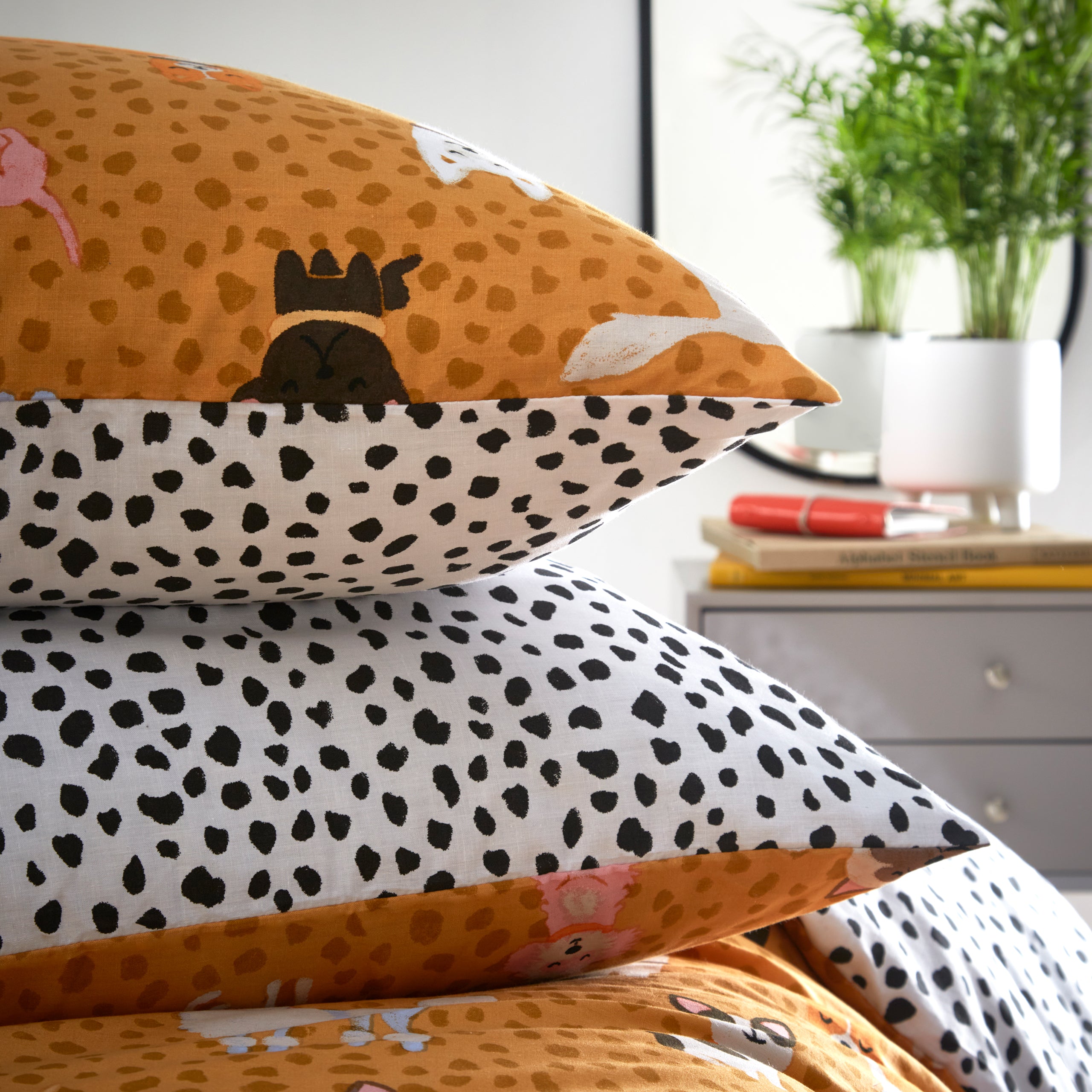 Dalmatian print outlet duvet