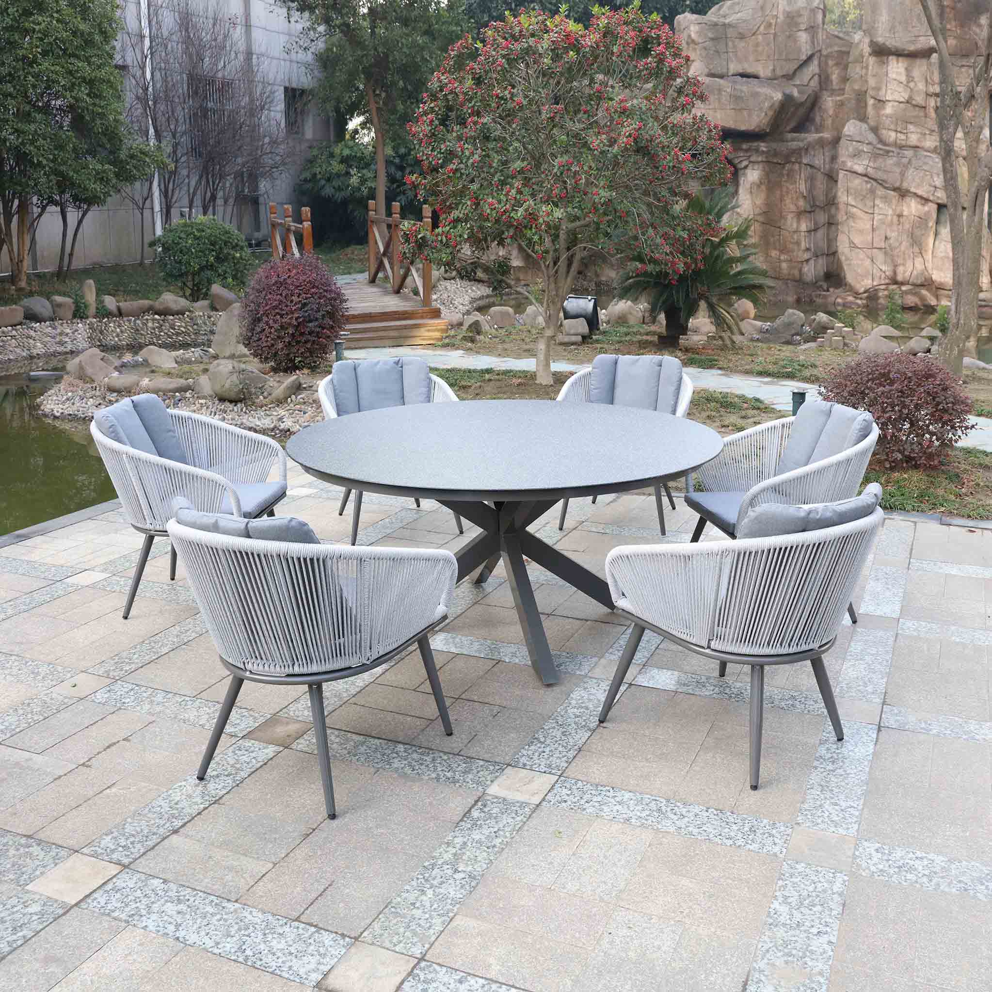 Garden dining discount table 6 seater