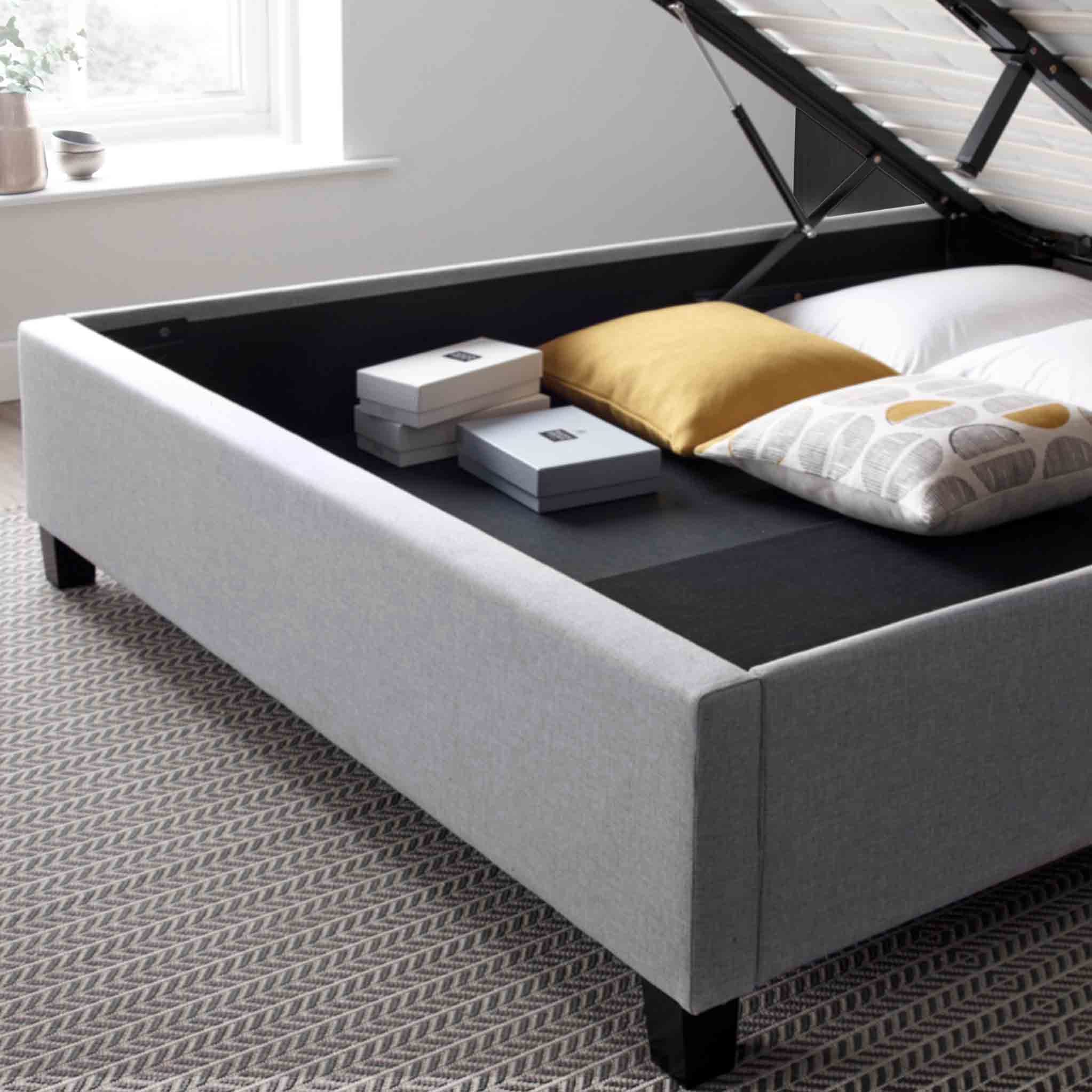 Gas spring deals ottoman bed