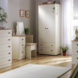 Brixham Cream 3 Drawer Bedside from Roseland