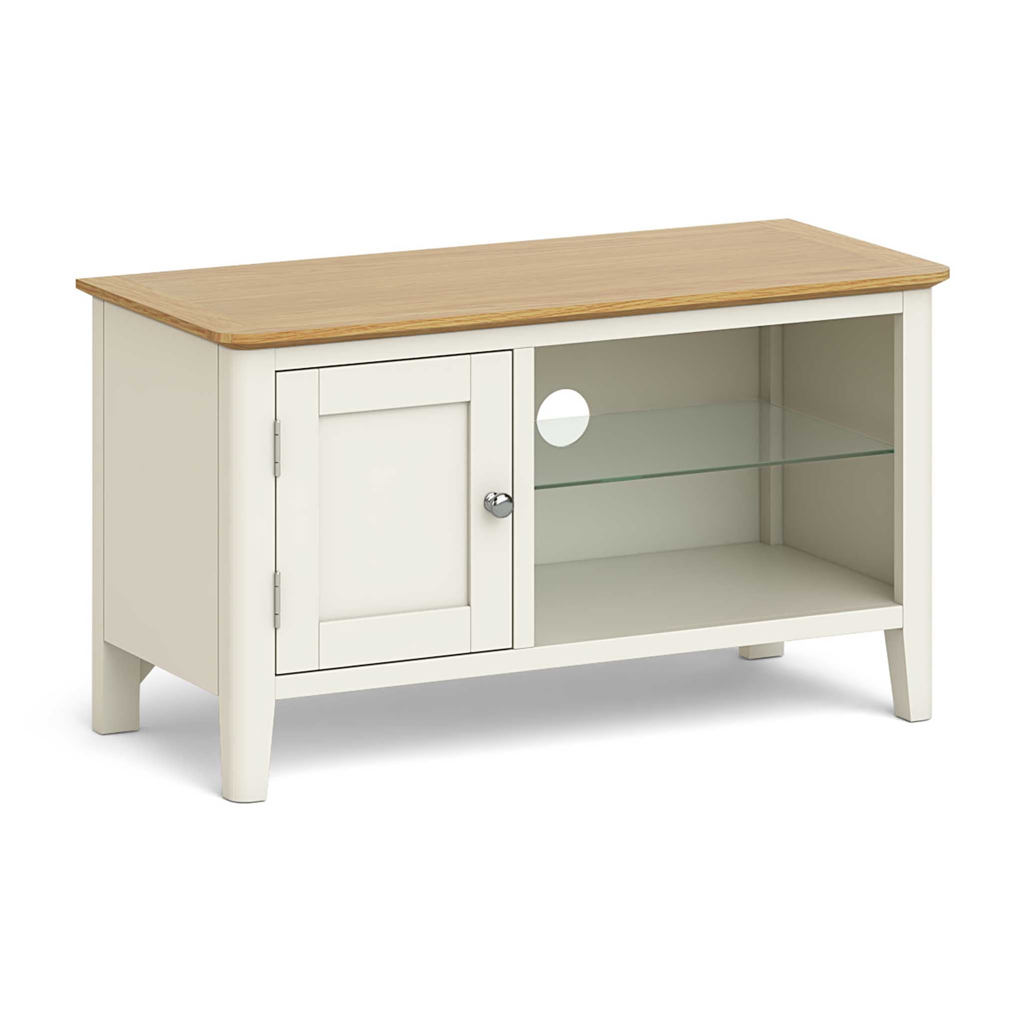 Ivory and oak store tv unit