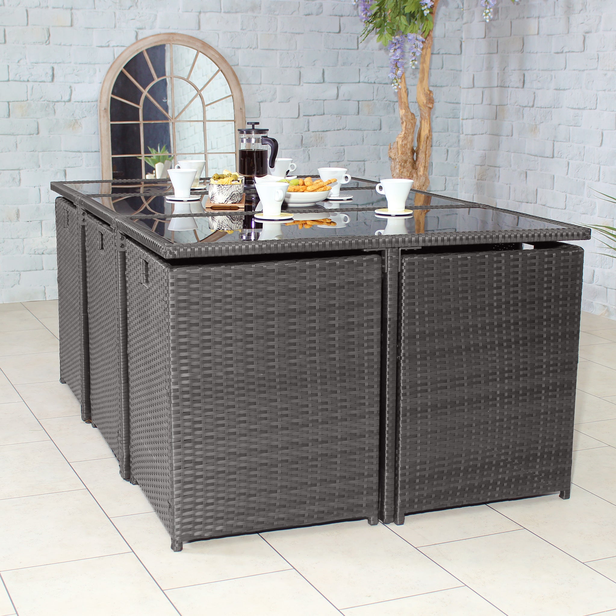 Rattan 10 2025 seater cube