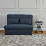 Camille Dark Grey Textured Weave Pull Out Sofa Bed for living room or sofa