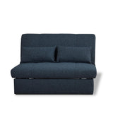 Camille Dark Grey Textured Weave Pull Out Sofa Bed