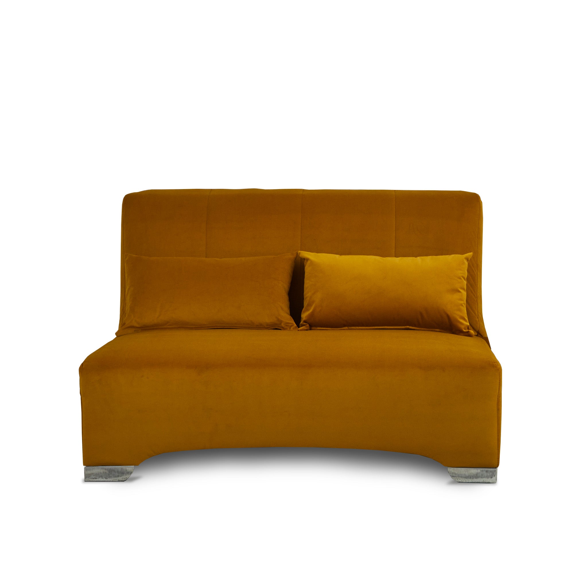 Yellow pull deals out couch