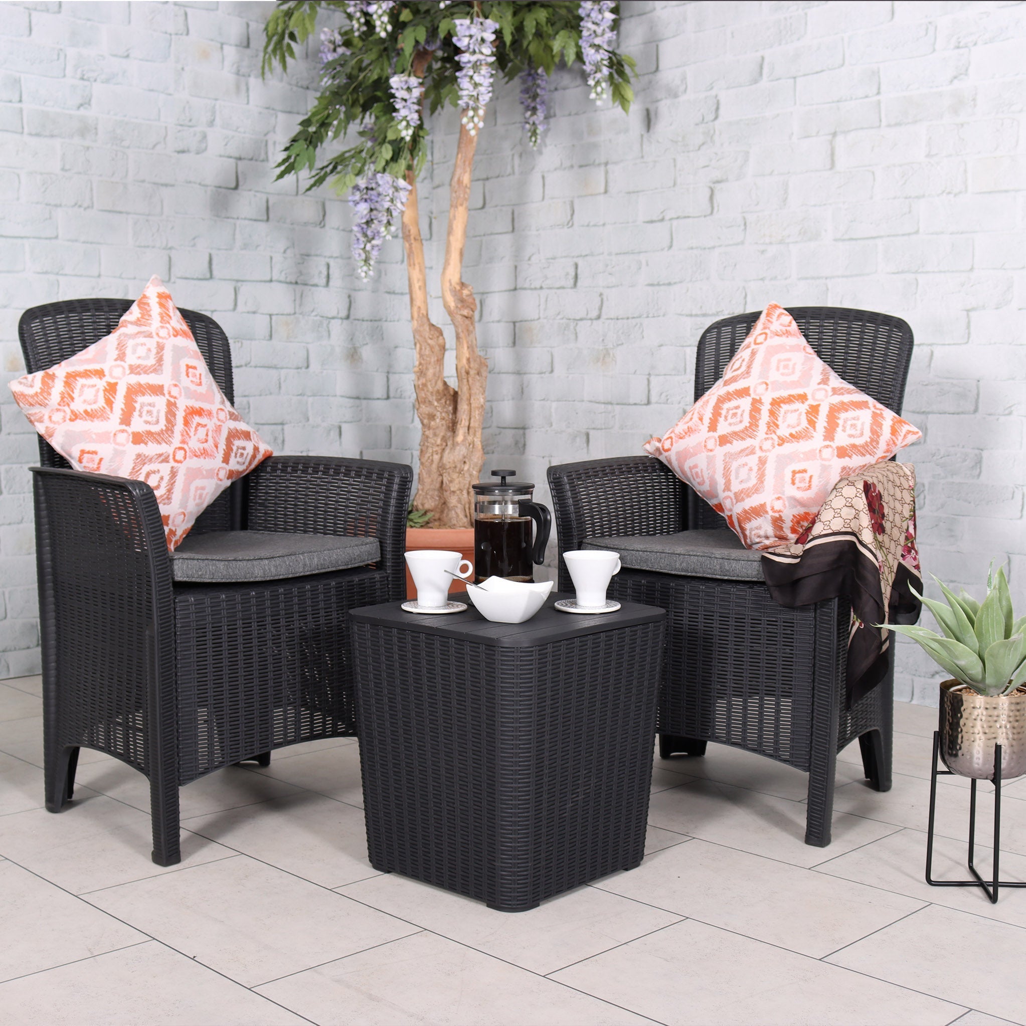 Two seat outdoor online setting