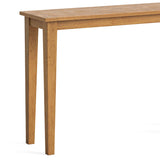 Fran Oak Wide Console Table