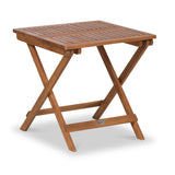 Mini Square Folding Acacia Side Table from Roseland