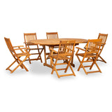 Turnbury FSC Acacia 6 Seat Extending Dining Set from Roseland Furniture