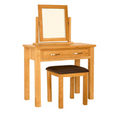 Newlyn Oak Dressing Table Set by Roseland Furniture