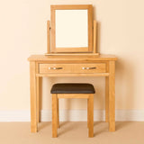 Newlyn Oak Dressing Table Set by Roseland Furniture