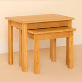 Newlyn Oak Nest Of Tables by Roseland Furniture